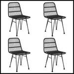 vidaXL vidaXL 3 Piece Garden Dining Set with Weather Resistant PE Rattan for Outdoor Dining Enthusiasts - Garden Set