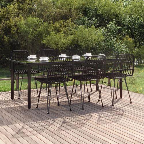 vidaXL vidaXL 3 Piece Garden Dining Set with Weather Resistant PE Rattan for Outdoor Dining Enthusiasts - Garden Set