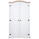 vidaXL vidaXL Wardrobe Mexican Pine Corona Range 2 Doors Grey - Wardrobe