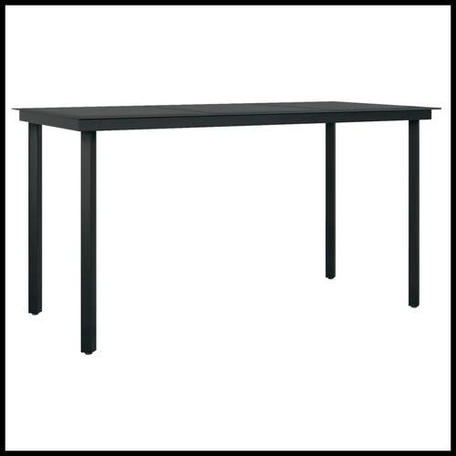 vidaXL vidaXL 3 Piece Garden Dining Set 80x80x74 cm with Powder-Coated Steel Frame and Water-Resistant PVC Rattan Chairs for Outdoor Use - Garden Set