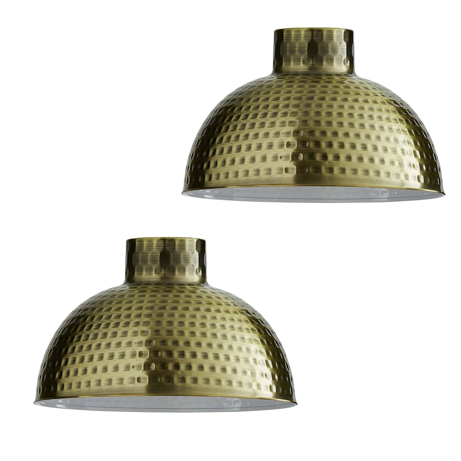 Un-branded Green Brass Dome Lamp Shade 26cm Easy Fit Home Decor - Wall Lights