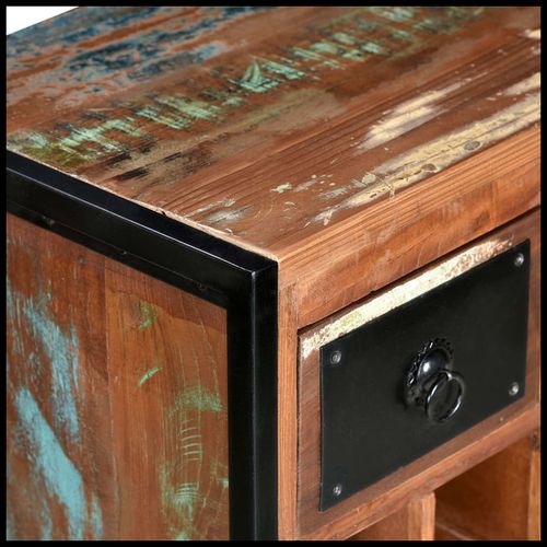 vidaXL Wine Rack for 16 Bottles Solid Mango Wood with Rustic Design for Wine Enthusiasts, showcasing its charming details.