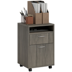 HOMCOM Filing Cabinet 60cm Open Shelf Home Office by HOMCOM