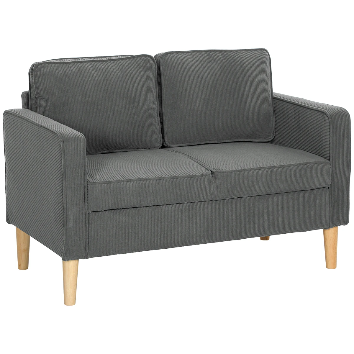 HOMCOM HOMCOM Sofa 95x46.5cm Under Seat Storage Small Spaces - Sofa
