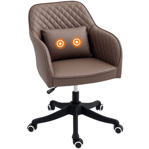 Vinsetto Office Chair with Adjustable Height and USB Powered Vibration Massage offers stylish comfort for home office use.