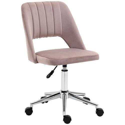 Vinsetto Vinsetto Mid-Back Swivel Office Chair with Adjustable Height and Armless Design for Home Office and Study Use - Office Chair