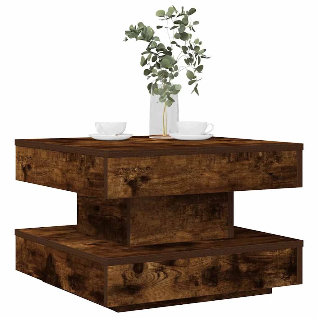 VidaXL Coffee Table 50 By 50 By 34.5 Cm 360 Degree Rotatable For Modern Living Rooms by vidaXL