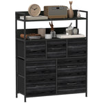 HOMCOM HOMCOM 7 Drawer Dresser Tall With Shelves Bedroom - Chest of Drawers