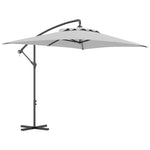 Outsunny Outsunny 3 m Cantilever Parasol with Cross Base, Crank Handle - Parasol