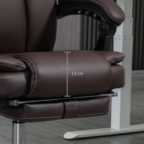 Vinsetto Massage Office Chair, PU Leather High Back Recliner with ergonomic design for ultimate comfort and relaxation.