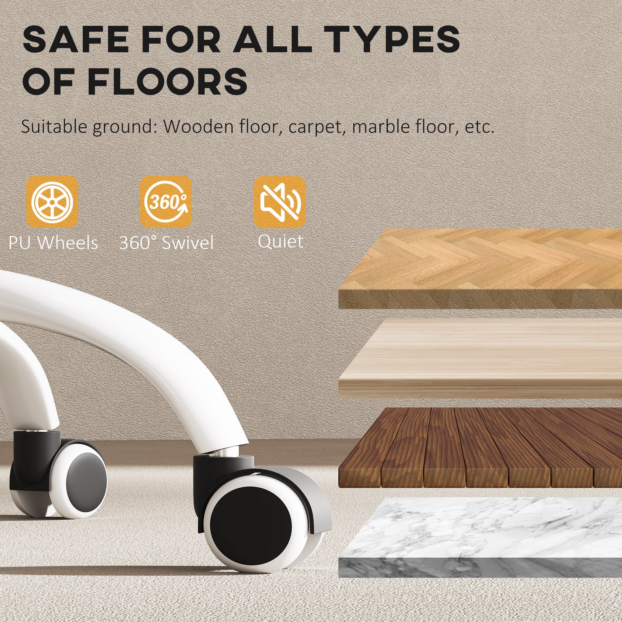HOMCOM Drafting Chair Adjustable Height Breathable For Office with breathable mesh back.