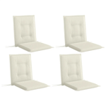 Outsunny Outsunny Set of 4 Garden Chair Cushions, Outdoor Seat Pads - Garden Chairs