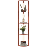 HOMCOM HOMCOM Corner Floor Lamp with Three Shelves and Dimmable Light - Lamp