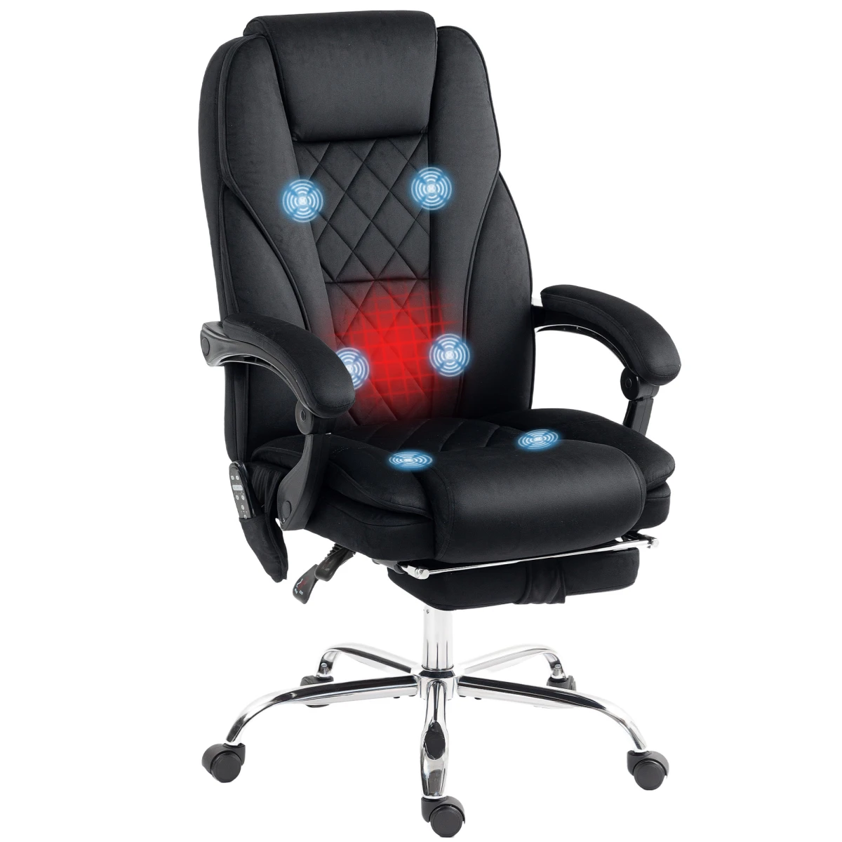 Vinsetto Massage Office Chair Six Point Massage For Desk by Vinsetto