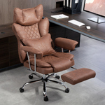 HOMCOM Office Chair High Back Leathaire with Lumbar Home by HOMCOM