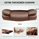 HOMCOM Office Chair High Back Leathaire with Lumbar Home by HOMCOM