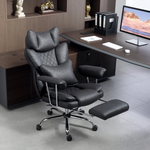 HOMCOM Office Chair High Back Leathaire with Lumbar Home by HOMCOM