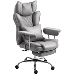 HOMCOM Office Chair High Back Leathaire with Lumbar Home by HOMCOM