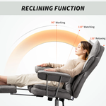 HOMCOM Office Chair High Back Leathaire with Lumbar Home by HOMCOM