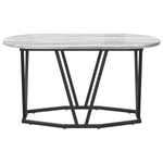 vidaXL VidaXL Coffee Table 80 x 40 x 40.5 cm Oval Design - Coffee Table