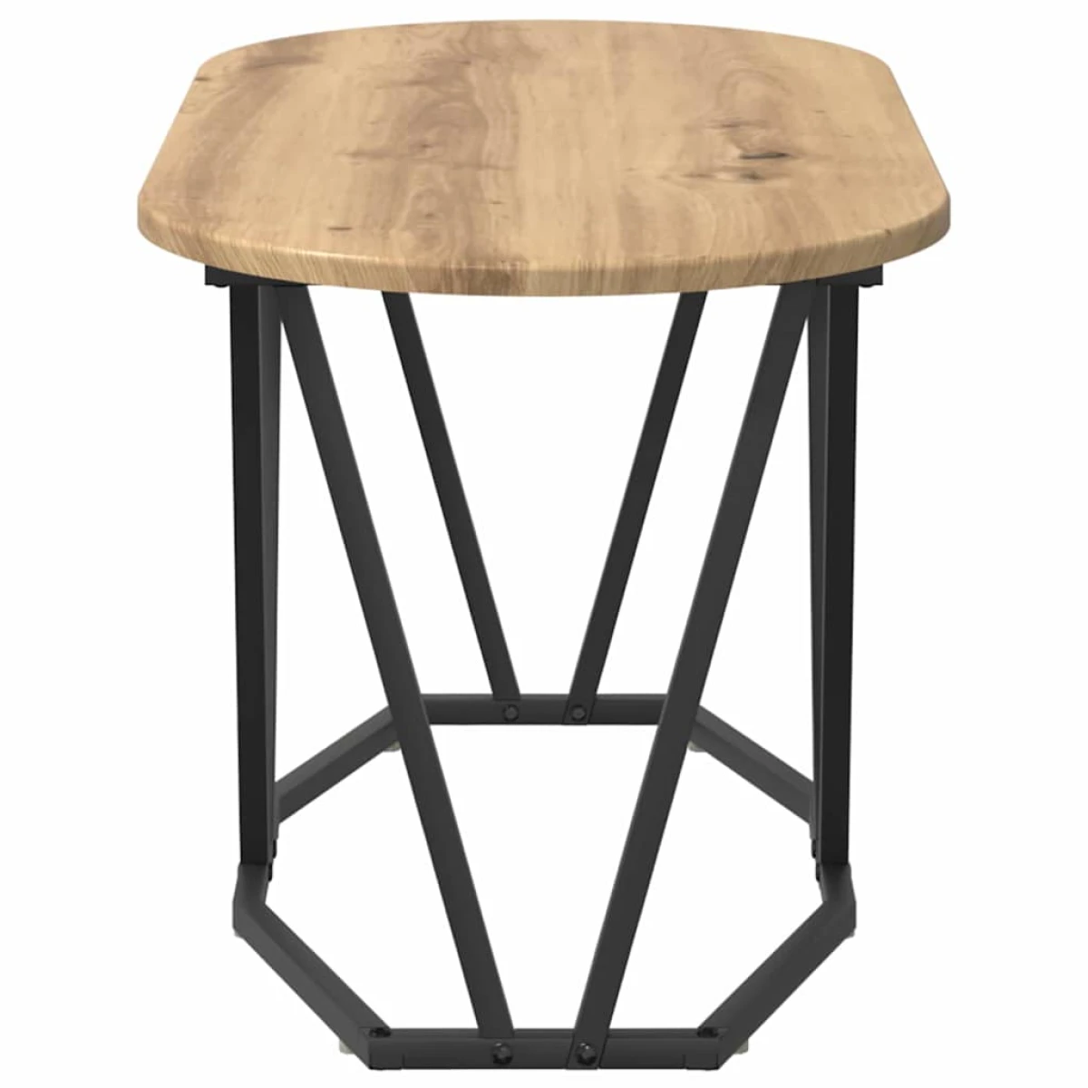 VidaXL Coffee Table 80 x 40 x 40.5 cm Oval Design by vidaXL