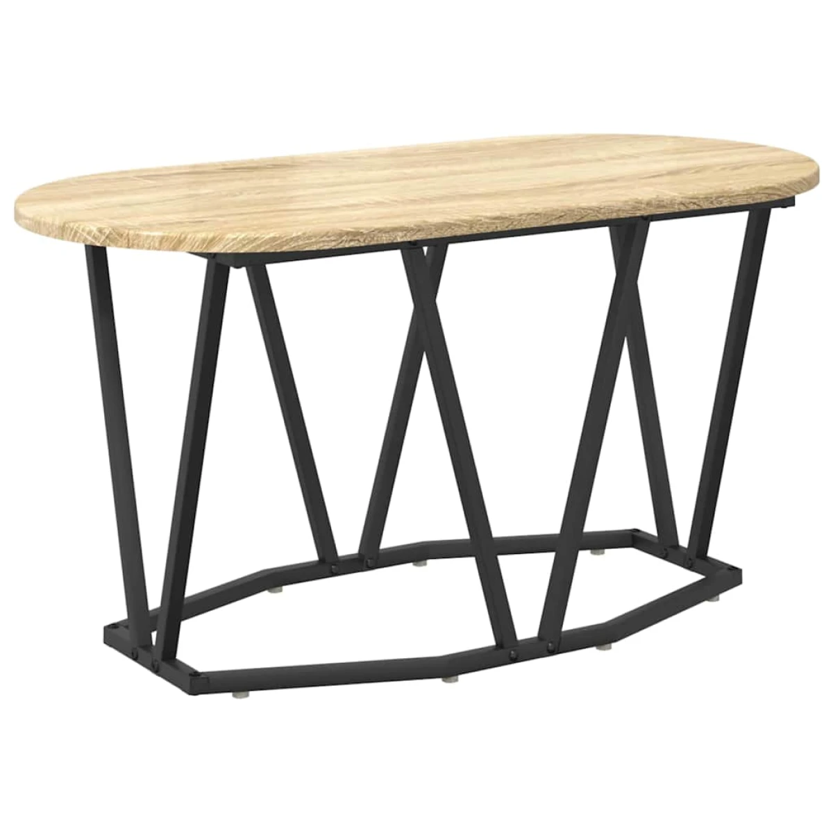 VidaXL Coffee Table 80 x 40 x 40.5 cm Oval Design by vidaXL