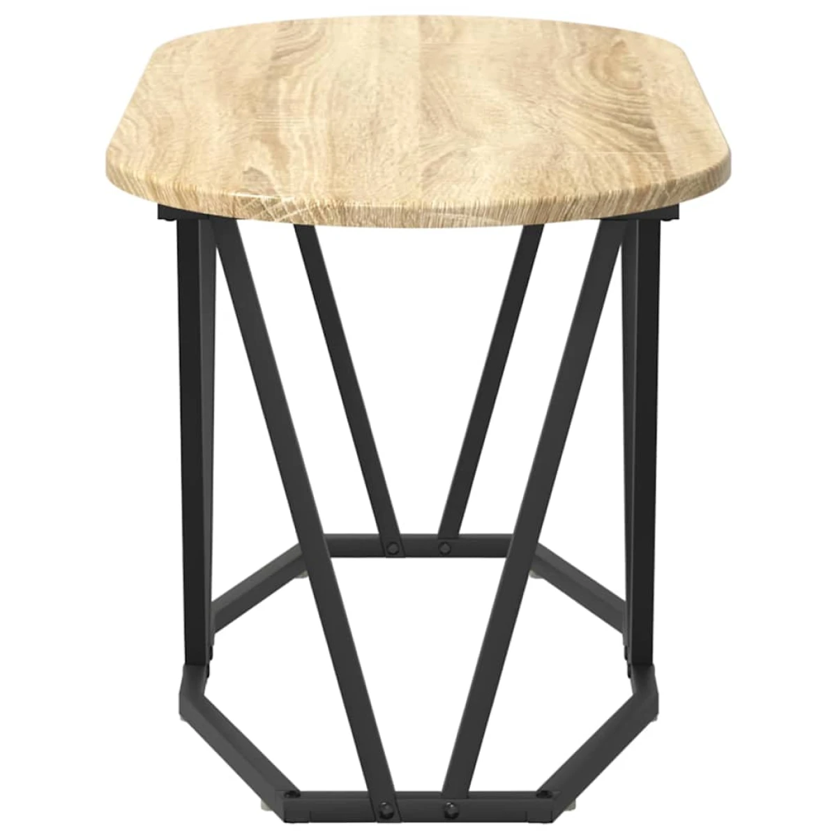 VidaXL Coffee Table 80 x 40 x 40.5 cm Oval Design by vidaXL