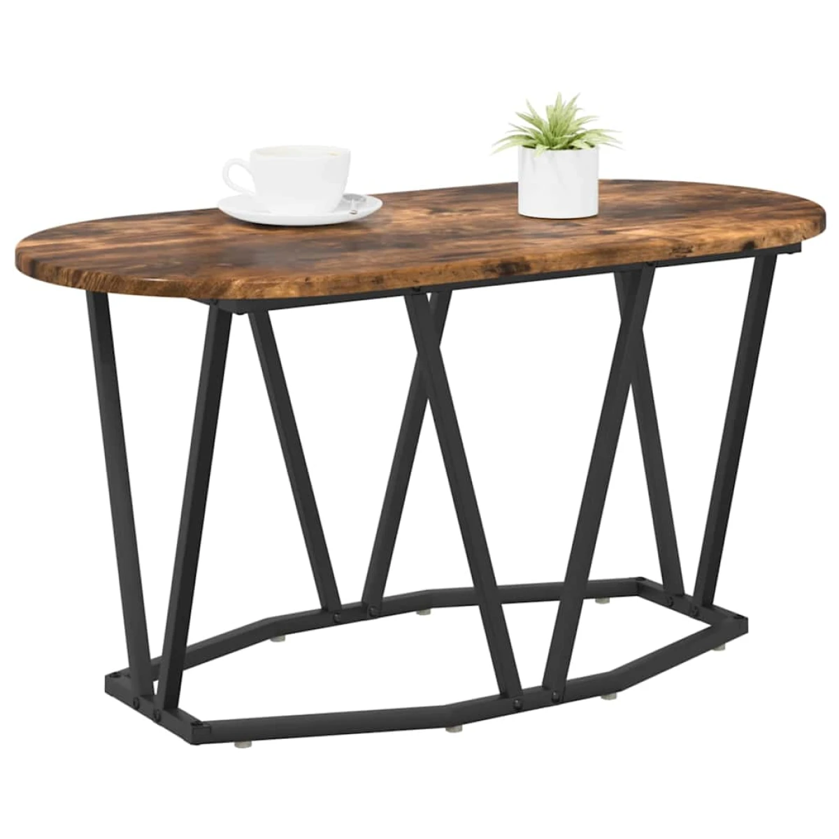 VidaXL Coffee Table 80 x 40 x 40.5 cm Oval Design by vidaXL
