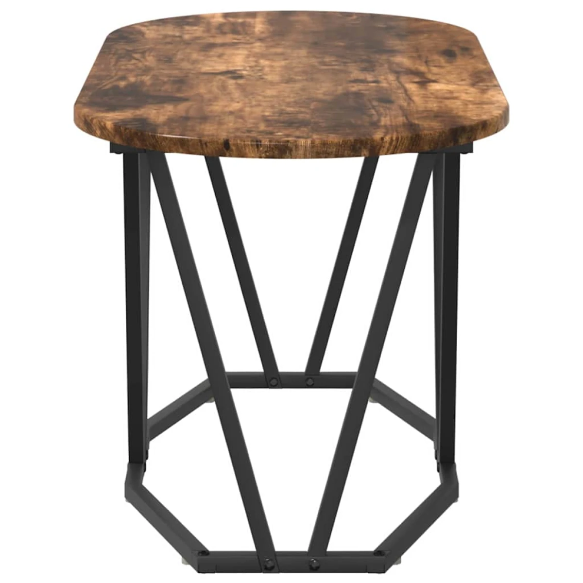 VidaXL Coffee Table 80 x 40 x 40.5 cm Oval Design by vidaXL