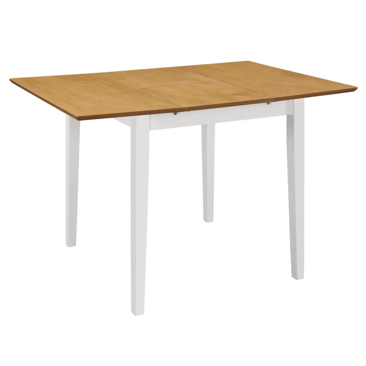vidaXL vidaXL Extendable Dining Table White (80-120)x80x74 cm MDF - Dining Table