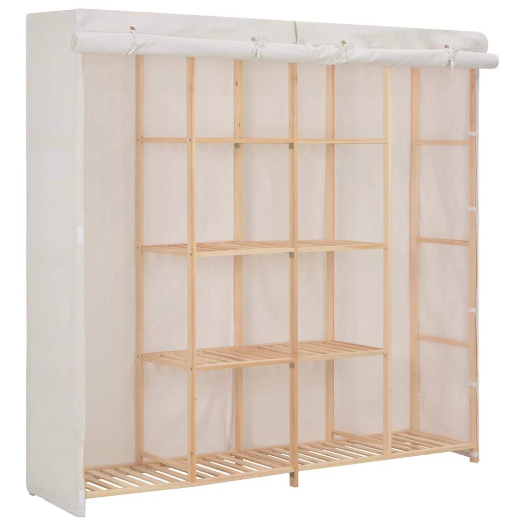 vidaXL vidaXL Wardrobe White 173x40x170 cm Fabric - Wardrobe