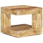 vidaXL VidaXL Coffee Table 45x45x40 Mango Wood Home - Coffee Table