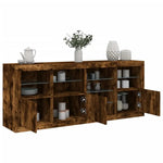 vidaXL vidaXL Sideboard with LED Lights White 164x37x67 cm - Sideboard