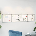 vidaXL vidaXL Magnetic Whiteboard Foldable 160x40x1.7 cm Aluminium - Whiteboard