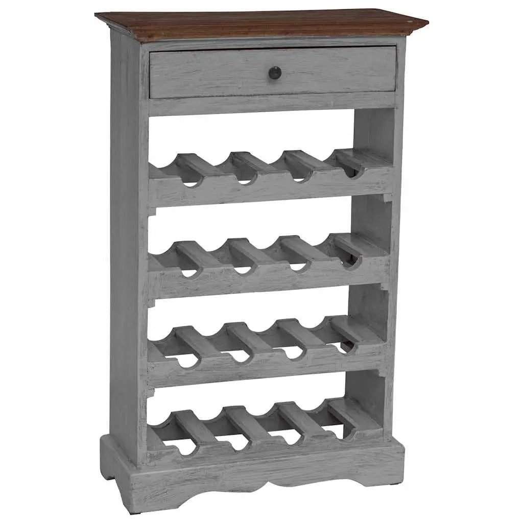 vidaXL vidaXL Wine Rack 55 x 23 x 85 cm Solid Mahogany Wood - Wine Rack