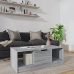 VidaXL Coffee Table 102x50x36 cm Engineered Wood Minimalist Modern Living Room Decor by vidaXL