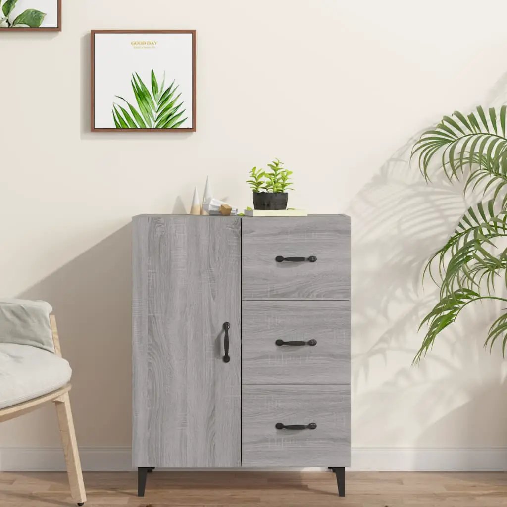 vidaXL vidaXL Sideboard Smoked Oak 69.5x34x90 cm Engineered Wood - Sideboard