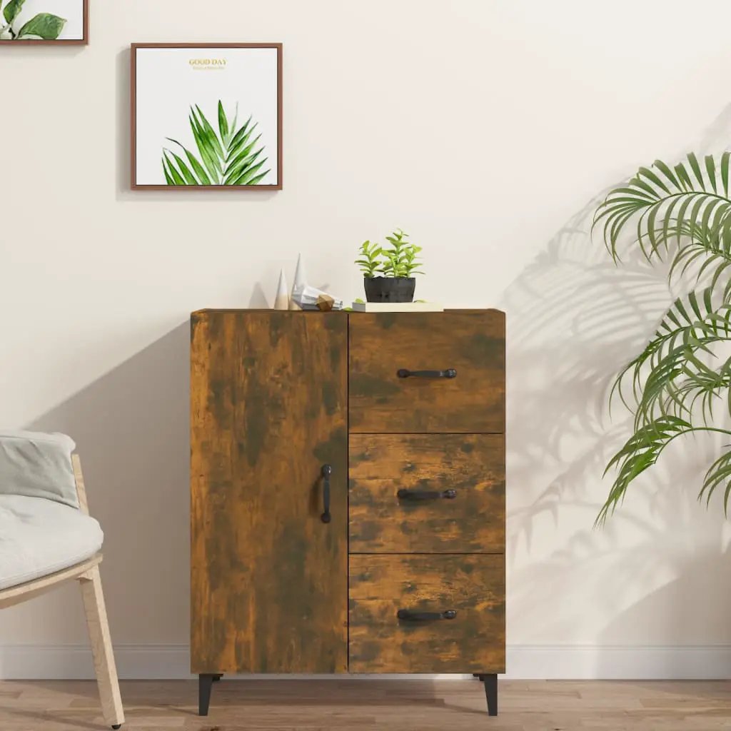 vidaXL vidaXL Sideboard Smoked Oak 69.5x34x90 cm Engineered Wood - Sideboard