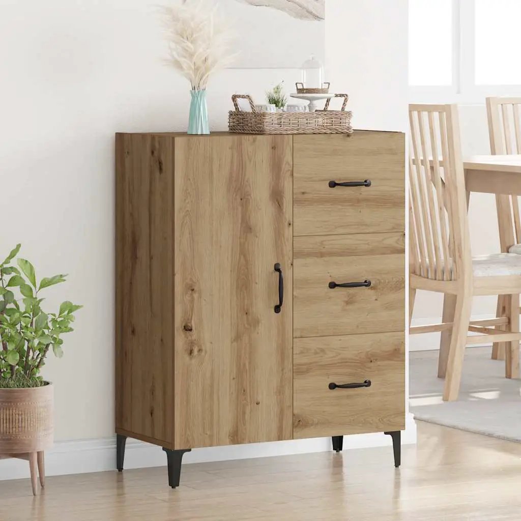 vidaXL vidaXL Sideboard Smoked Oak 69.5x34x90 cm Engineered Wood - Sideboard