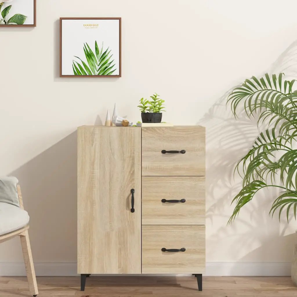 vidaXL vidaXL Sideboard Smoked Oak 69.5x34x90 cm Engineered Wood - Sideboard