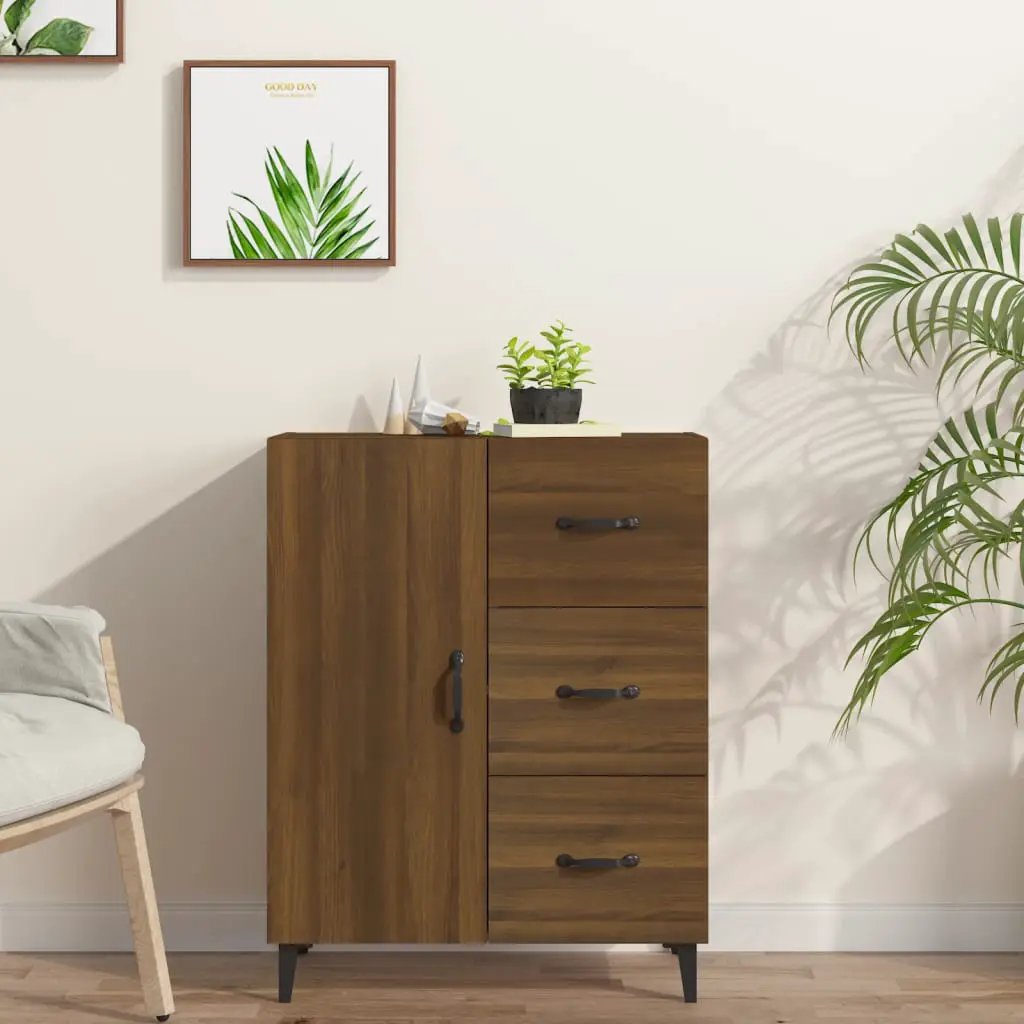 vidaXL vidaXL Sideboard Smoked Oak 69.5x34x90 cm Engineered Wood - Sideboard