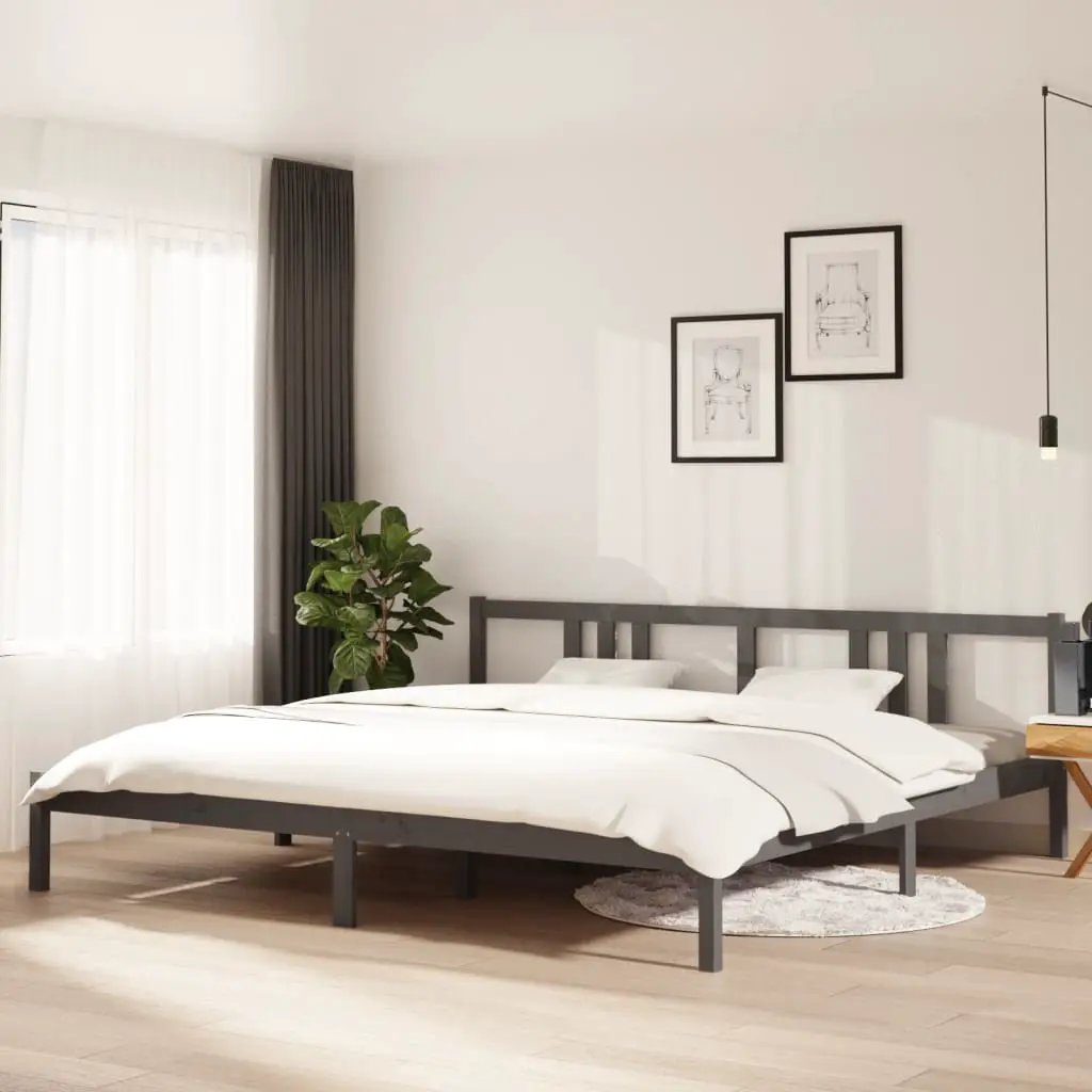 vidaXL vidaXL Bed Frame without Mattress Solid Wood 75x190 cm Small Single Small Single - Bed Frames