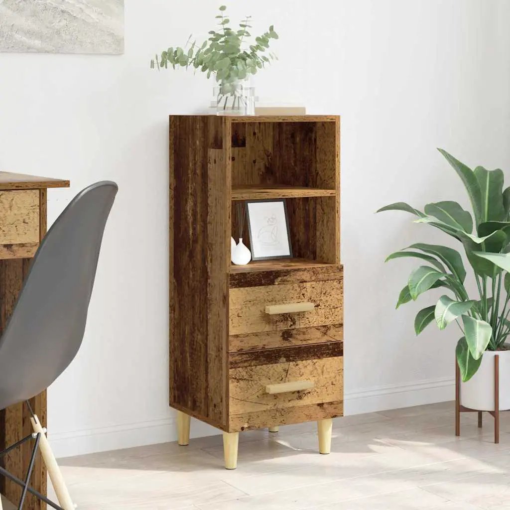 vidaXL vidaXL Sideboard Smoked Oak 34.5x34x90 cm Engineered Wood - Sideboard