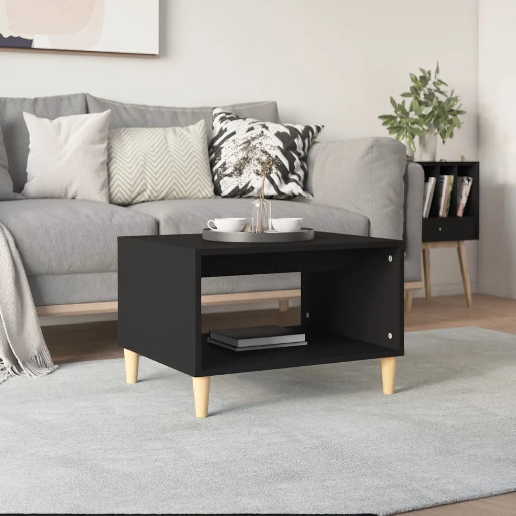 vidaXL Coffee Table 60x50x40 Smoked Oak by vidaXL