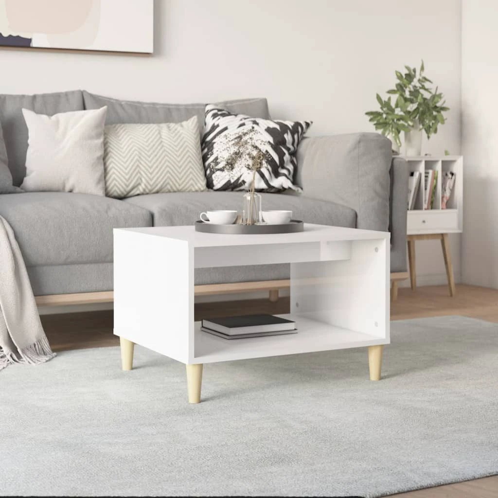 vidaXL Coffee Table 60x50x40 Smoked Oak by vidaXL