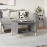 vidaXL Coffee Table 60x50x40 Smoked Oak by vidaXL