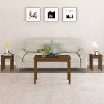 vidaXL vidaXL Nesting Tables 3 pcs Solid Wood Pine - Nest of Tables