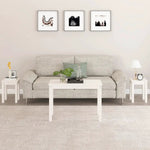 vidaXL vidaXL Nesting Tables 3 pcs Solid Wood Pine - Nest of Tables