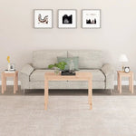 vidaXL vidaXL Nesting Tables 3 pcs Solid Wood Pine - Nest of Tables