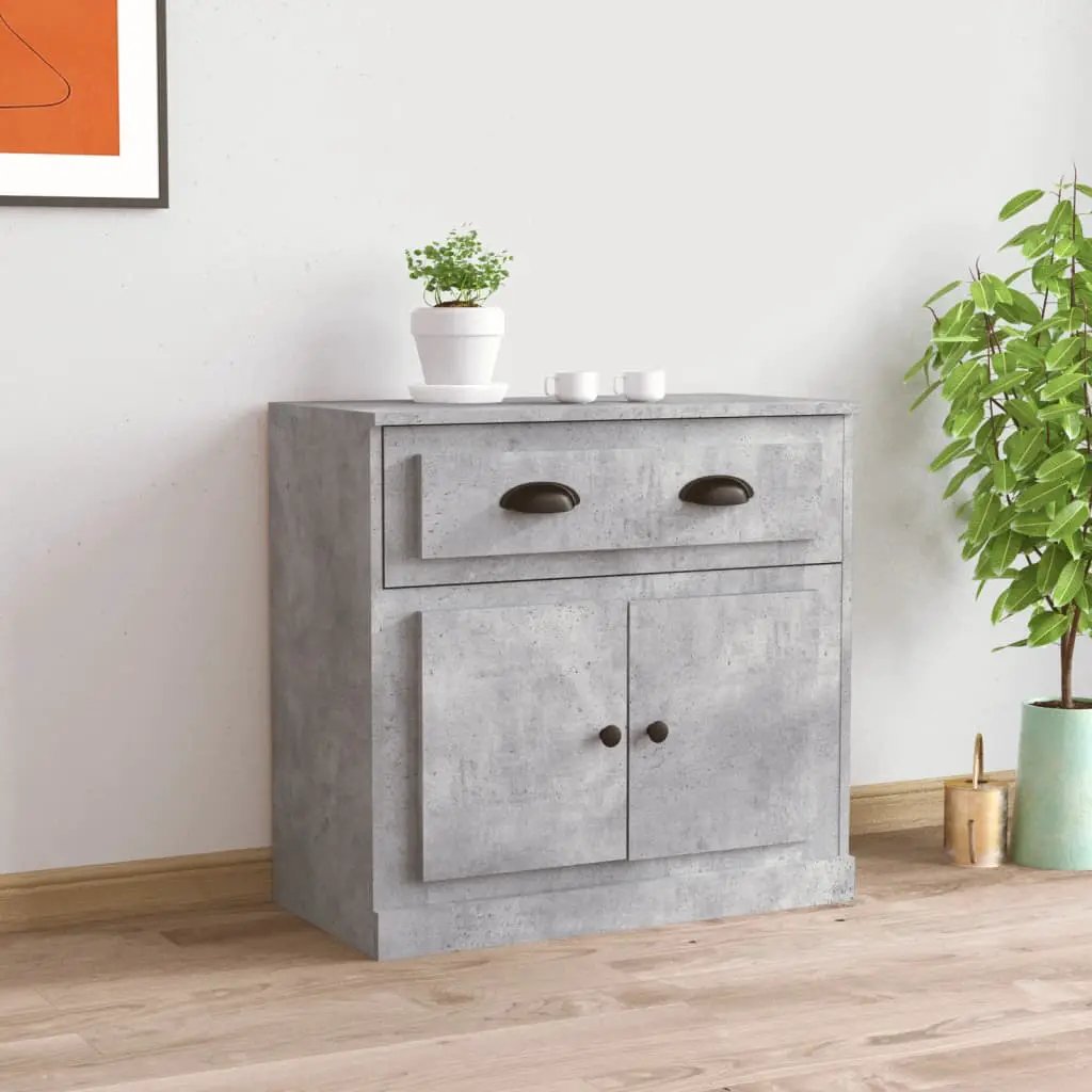 vidaXL vidaXL Sideboard White 70x35.5x67.5 cm Engineered Wood - Sideboard